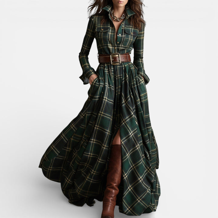 Scarlett | Belted Shirt Dress