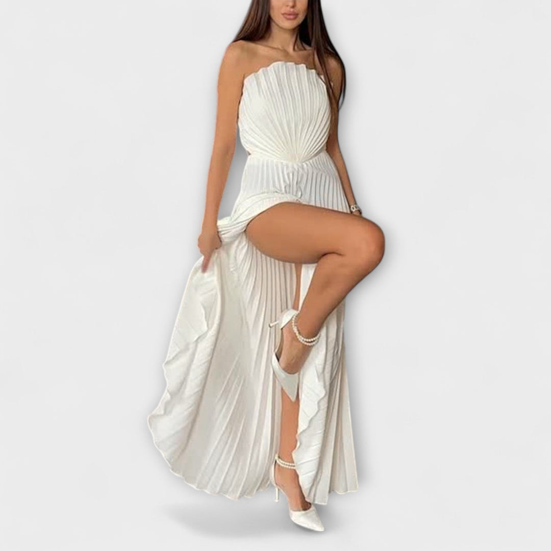 Athena - Chic Pleated Dress