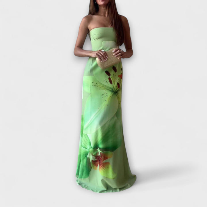 Zephyra - Stylish Off-Shoulder Maxi Dress