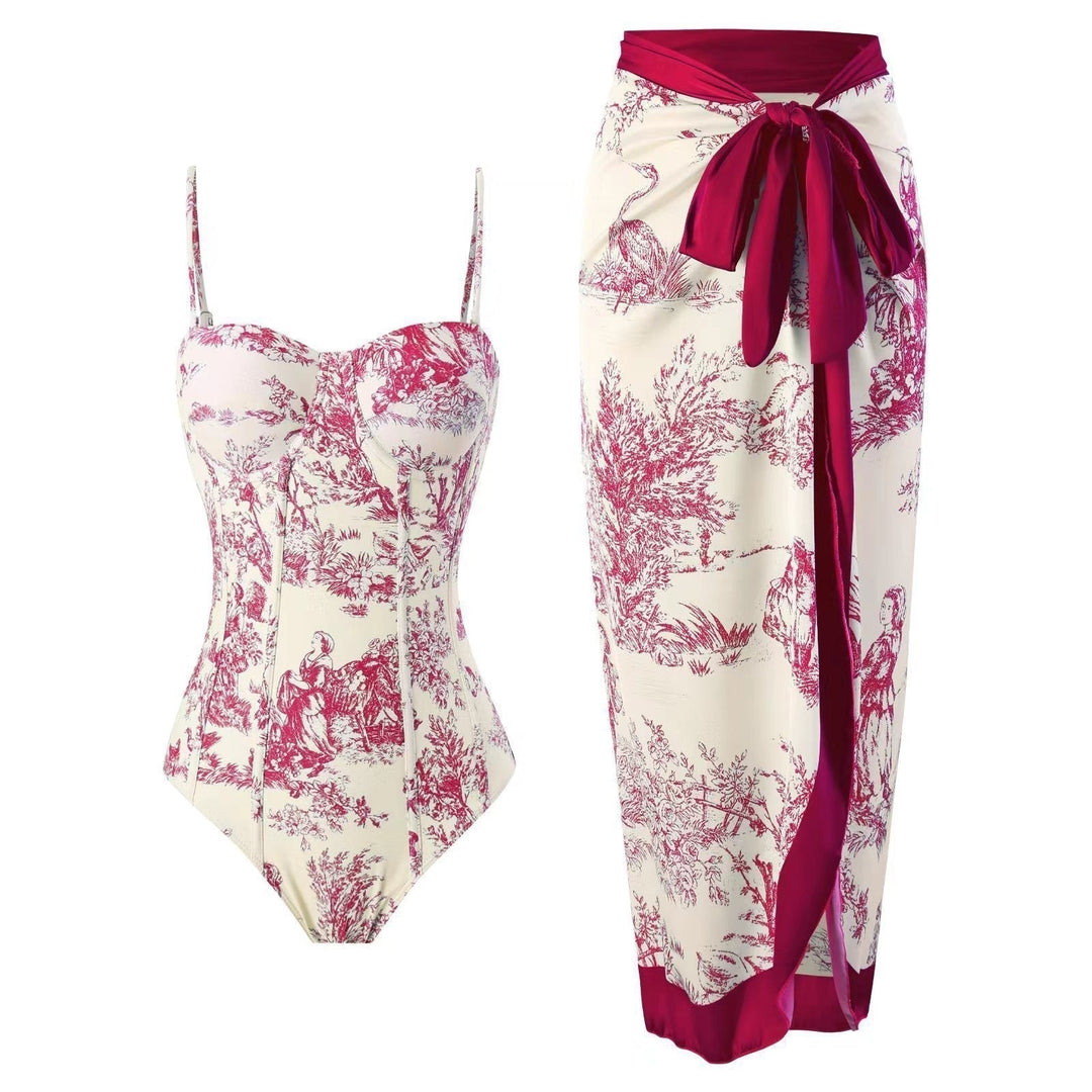 Mandy | Elegant Printed Swim Set