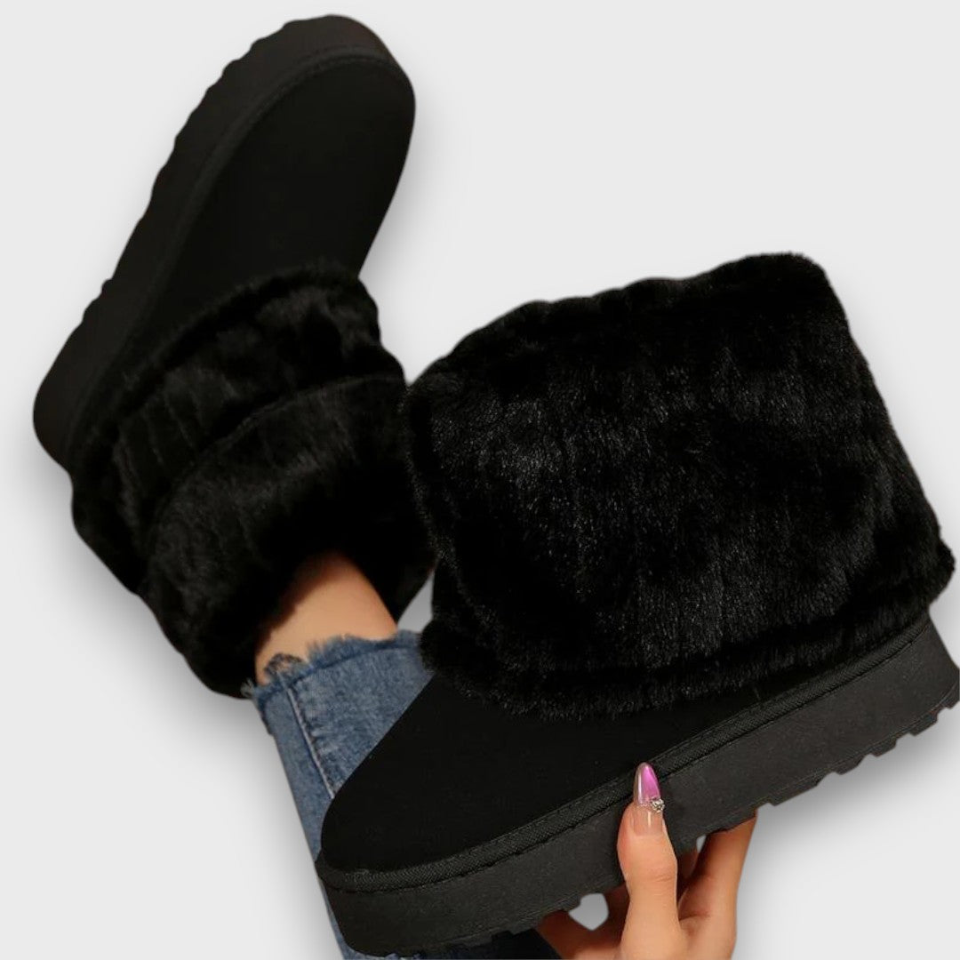 Willora | Fluffy faux-fur winter boots