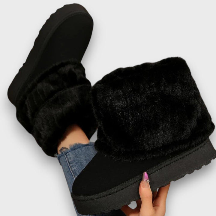 Willora | Fluffy faux-fur winter boots