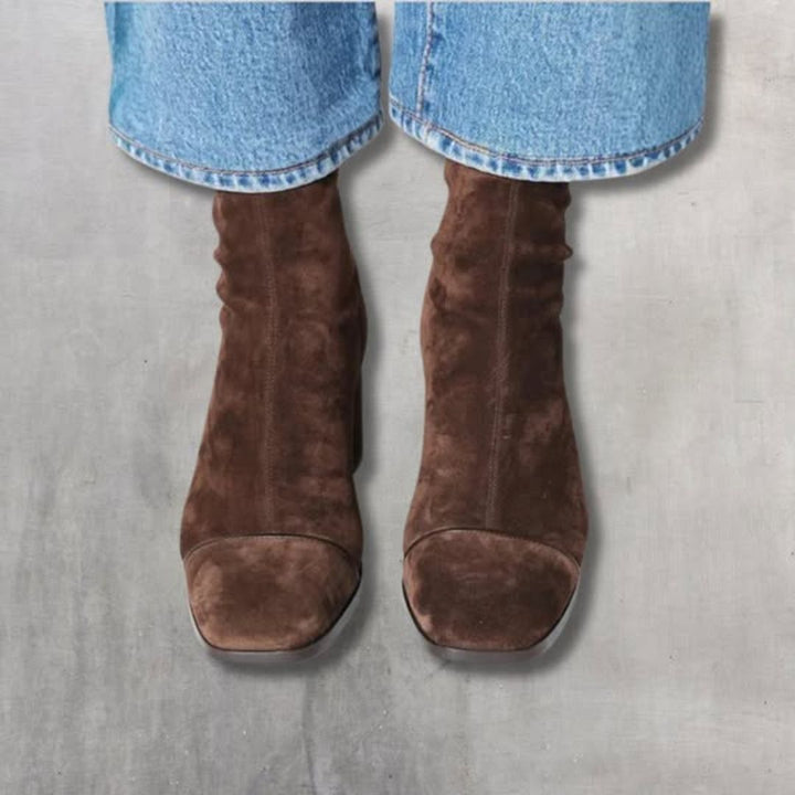 AMÉLIE | Elegant Suede Ankle Boots