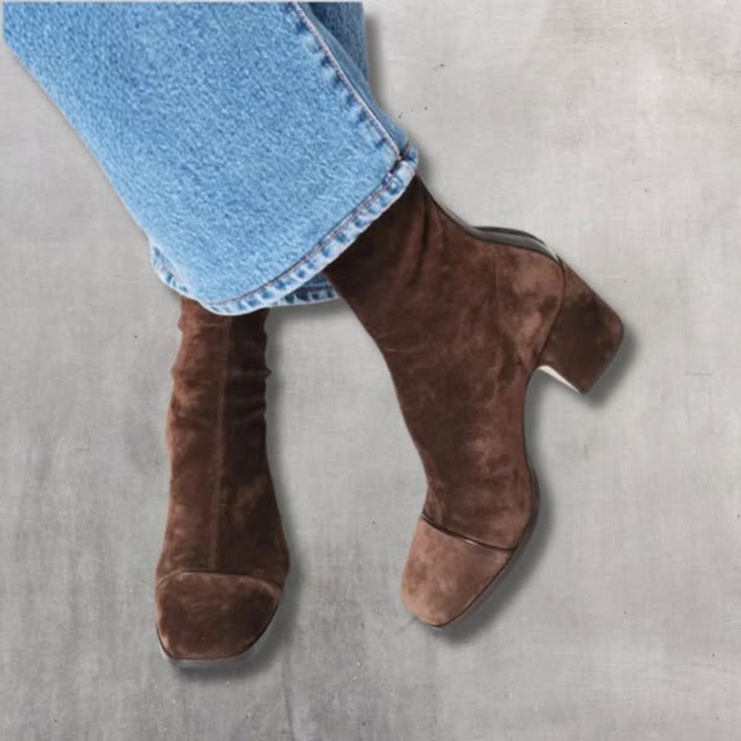 AMÉLIE | Elegant Suede Ankle Boots