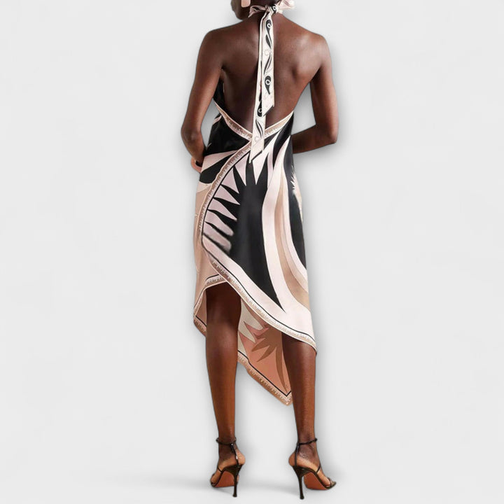 Ivy - Unique Satin Strap Dress