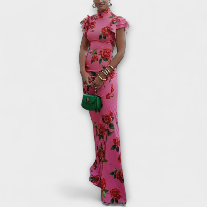 Luna - Maxi Dress with Floral Print