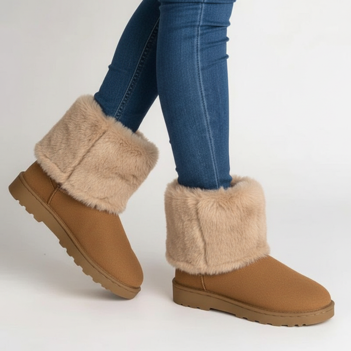 Willora | Fluffy faux-fur winter boots